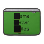 Game
 Letter
 Tiles  MacBook Air Sleeves (landscape)