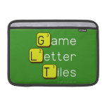 Game Letter Tiles  MacBook Air Sleeves (landscape)