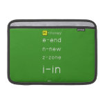 M-money
 e-end
 n-new
 z-zone
 i-in
   MacBook Air Sleeves (landscape)