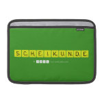 scheikunde  MacBook Air Sleeves (landscape)
