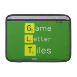 Game
 Letter
 Tiles  MacBook Air Sleeves (landscape)