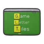 Game
 Letter
 Tiles  MacBook Air Sleeves (landscape)