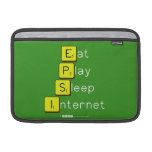 Eat
 Play
 Sleep
 Internet  MacBook Air Sleeves (landscape)