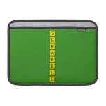 S
 C
 R
 A
 B
 B
 L
 E  MacBook Air Sleeves (landscape)