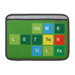Game
 Letter
 Tiles  MacBook Air Sleeves (landscape)