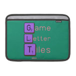Game
 Letter
 Tiles  MacBook Air Sleeves (landscape)