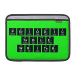 Periodic
 Table
 Writer  MacBook Air Sleeves (landscape)