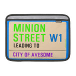 Minion Street  MacBook Air Sleeves (landscape)