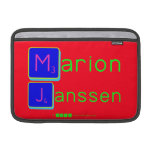 Marion
 Janssen  MacBook Air Sleeves (landscape)