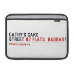 Cathy's Cake Street  MacBook Air Sleeves (landscape)