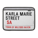 Karla marie STREET   MacBook Air Sleeves (landscape)
