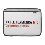 Calle Flamenca  MacBook Air Sleeves (landscape)