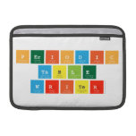 Periodic
 Table
 Writer  MacBook Air Sleeves (landscape)