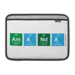 Amanda  MacBook Air Sleeves (landscape)