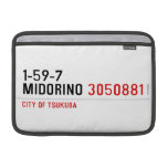 1-59-7  MIDORINO  MacBook Air Sleeves (landscape)
