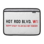 Hot Rod Blvd.  MacBook Air Sleeves (landscape)