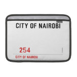 city of nairobi       MacBook Air Sleeves (landscape)