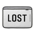 Lost  MacBook Air Sleeves (landscape)