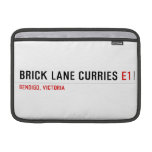 brick lane curries  MacBook Air Sleeves (landscape)