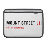 Mount Street  MacBook Air Sleeves (landscape)