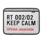 RT 002/02 KEEP CALM  MacBook Air Sleeves (landscape)