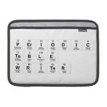 Periodic Table Writer  MacBook Air Sleeves (landscape)