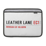Leather Lane  MacBook Air Sleeves (landscape)