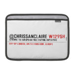 @ChrisSanClaire  MacBook Air Sleeves (landscape)