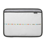es mejor no tener cosas que tener cosas y no tener con quien compartirlas  MacBook Air Sleeves (landscape)