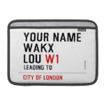 Your Name WAKX LOU  MacBook Air Sleeves (landscape)