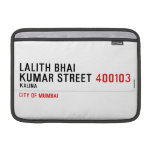 LALITH BHAI KUMAR STREET  MacBook Air Sleeves (landscape)