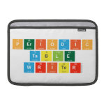 Periodic
 Table
 Writer  MacBook Air Sleeves (landscape)