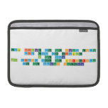 Twas Brillig and the slithy toves
 did gyre and gimble
 in the wabe.
 All mimsy were the borogroves
 and the momraths outgrabe  MacBook Air Sleeves (landscape)