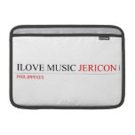 ilove music  MacBook Air Sleeves (landscape)