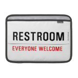 Restroom  MacBook Air Sleeves (landscape)