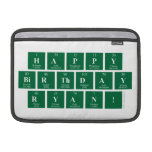 Happy
 Birthday
 Ryan!  MacBook Air Sleeves (landscape)
