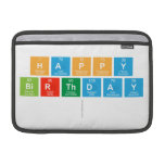 happy
 birthday
   MacBook Air Sleeves (landscape)