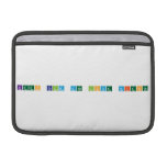 Keep calm and love science  MacBook Air Sleeves (landscape)