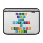 KEEP CALM AND REMEMBER A PERIODIC TABLE  MacBook Air Sleeves (landscape)