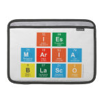 IES
 MARIA 
 BLASCO  MacBook Air Sleeves (landscape)