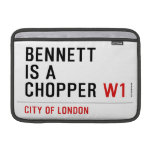 BENNETT IS A CHOPPER  MacBook Air Sleeves (landscape)