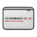 leathermarket St.  MacBook Air Sleeves (landscape)