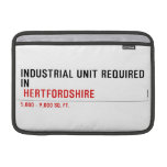Industrial unit required  in   MacBook Air Sleeves (landscape)