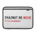 Chaznut rd  MacBook Air Sleeves (landscape)