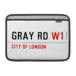 GRAY RD  MacBook Air Sleeves (landscape)