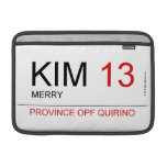 KIM  MacBook Air Sleeves (landscape)