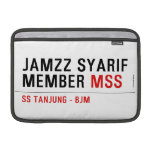 Jamzz Syarif Member  MacBook Air Sleeves (landscape)