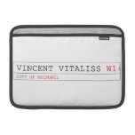 vincent vitaliss  MacBook Air Sleeves (landscape)