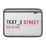 TEXT_2  MacBook Air Sleeves (landscape)