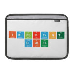 Important
 Dates  MacBook Air Sleeves (landscape)
